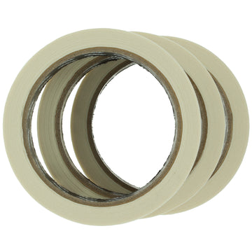 Coral Essentials Masking Tape for Paint Craft Trade and DIY 1 inch 25M roll 3 piece pack set